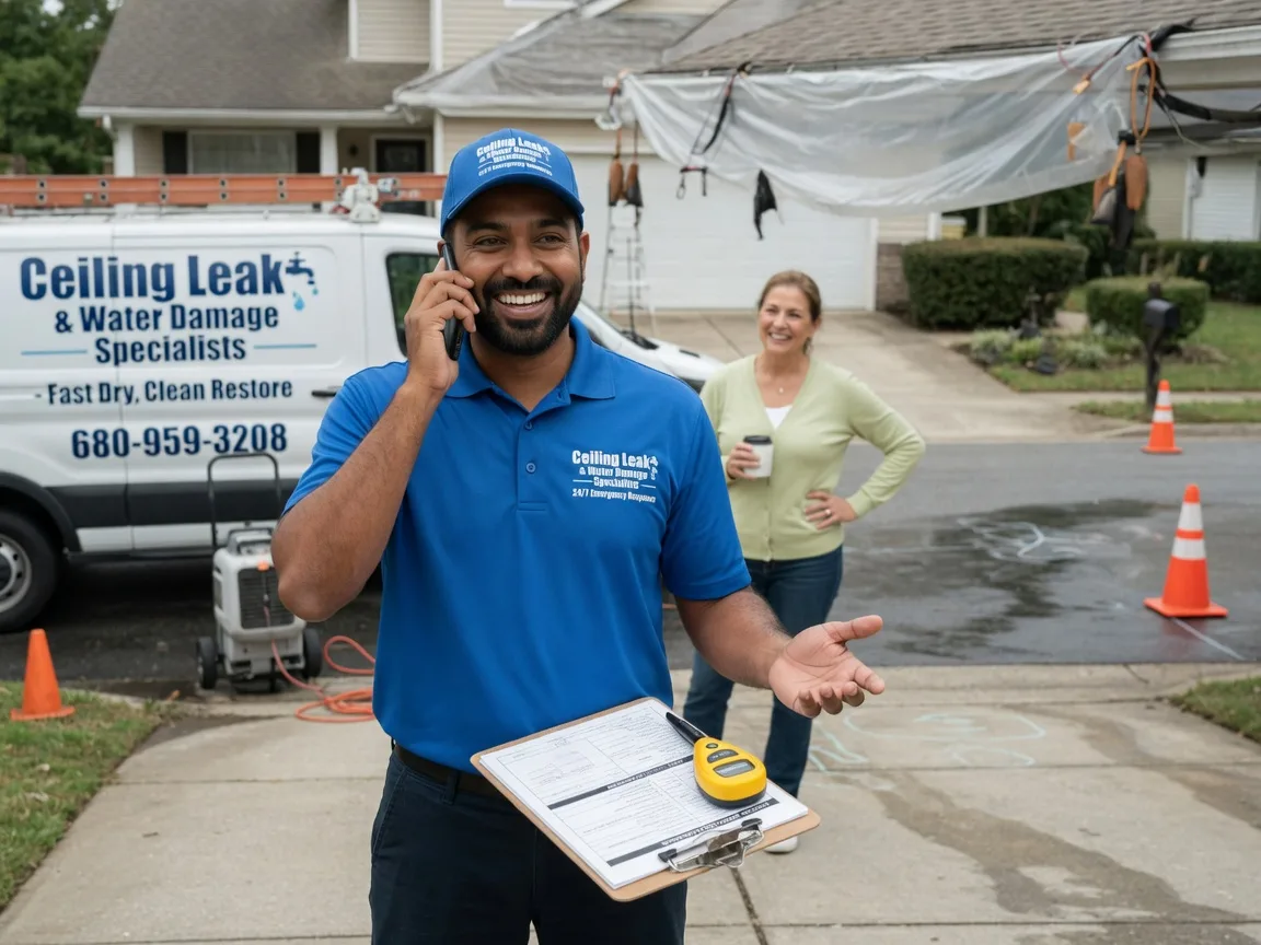 Ceiling Leak Cleanup Funkstown, MD FAQs